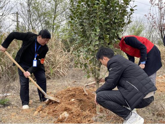 南昌向遠軌道技術(shù)學校助力植樹節(jié)，彰顯向遠力量