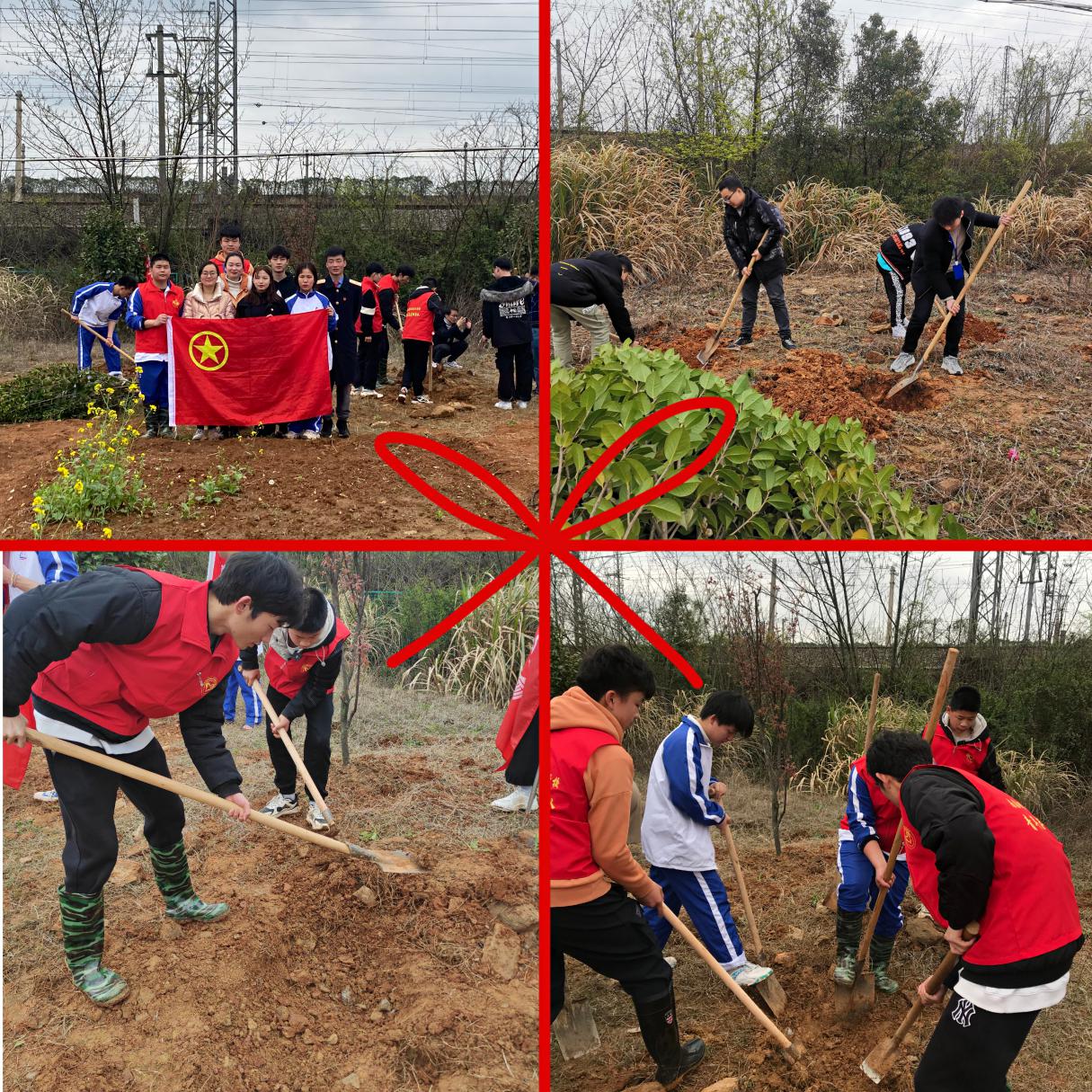 南昌向遠軌道技術(shù)學校助力植樹節(jié)，彰顯向遠力量