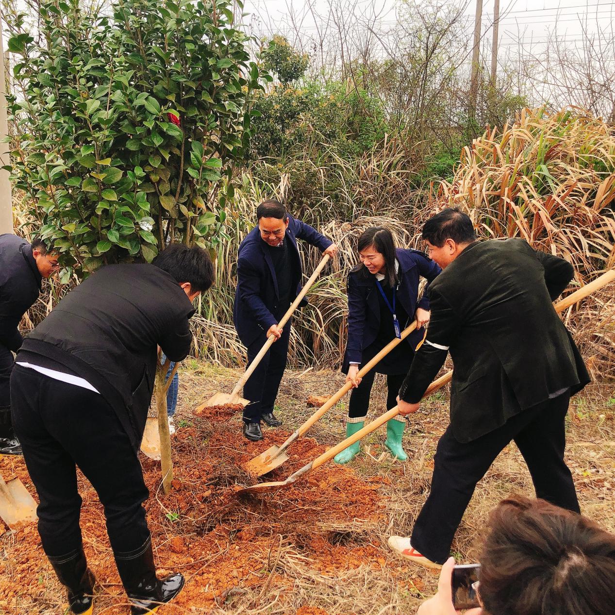 南昌向遠軌道技術(shù)學校助力植樹節(jié)，彰顯向遠力量